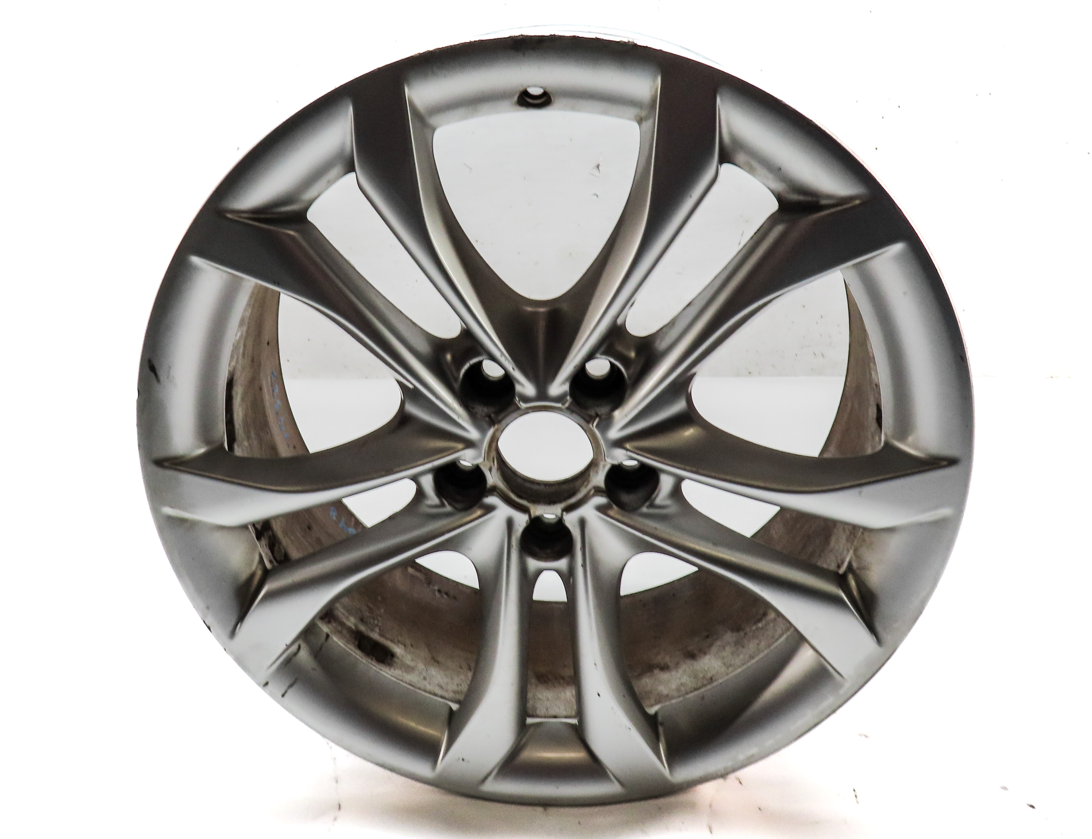 2009-2012 AUDI A4 S4 (B8 8K) 18x8 ALUMINUM ALLOY 5 V 10 SPOKE WHEEL RIM — exact item pictured